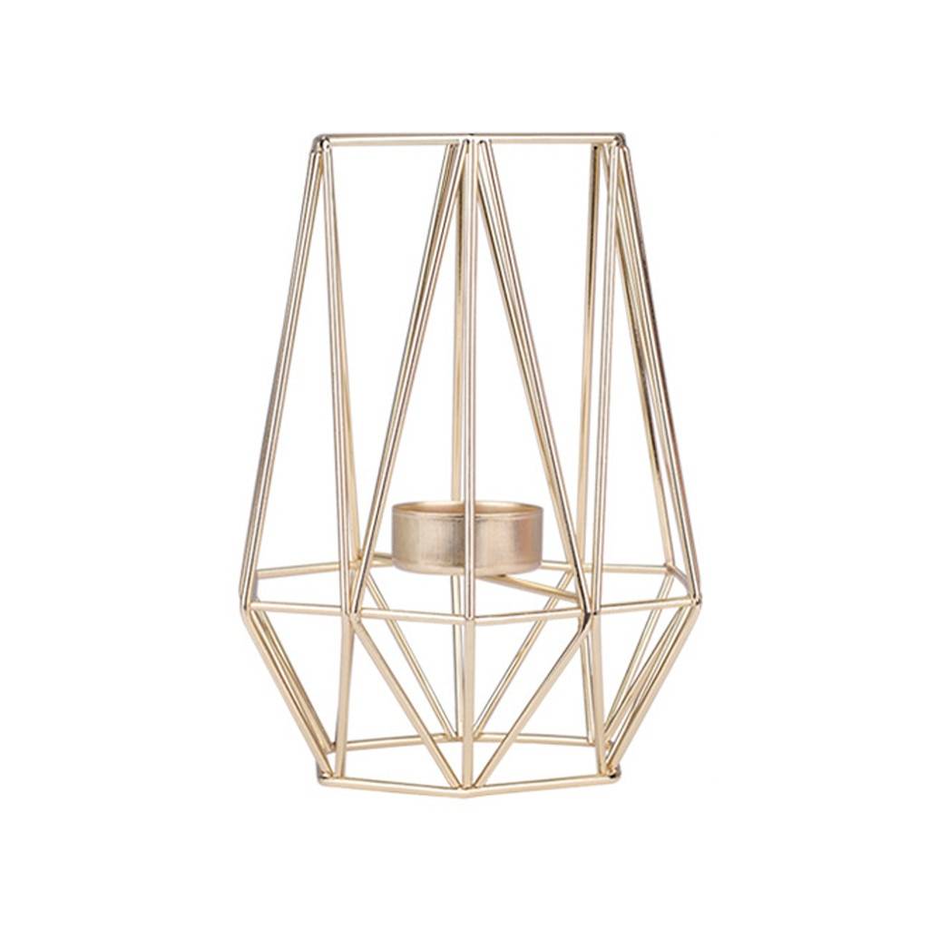 Iron Geometric Candle Holder in Nordic Style Iron Geometric Candle Holder in Nordic Style